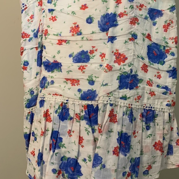 Loveshackfancy Arlo Mini Dress in Blue Notte Size: 8 - Picture 7 of 14